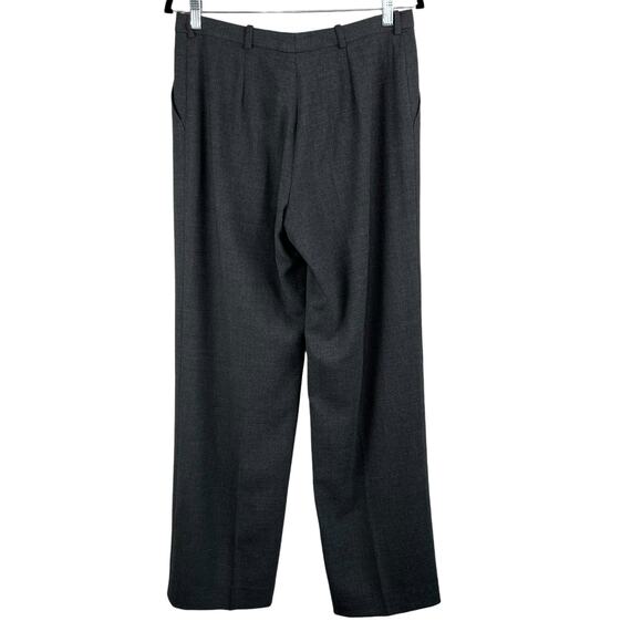 Armani Collezioni Dark Gray Wool Blend Antinea SRL Trousers Dress Slacks Pant 10 - Picture 2 of 12